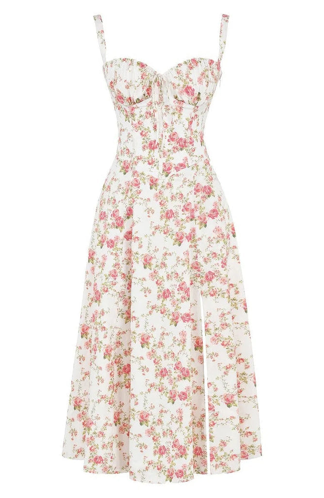 Floral Midriff Dress