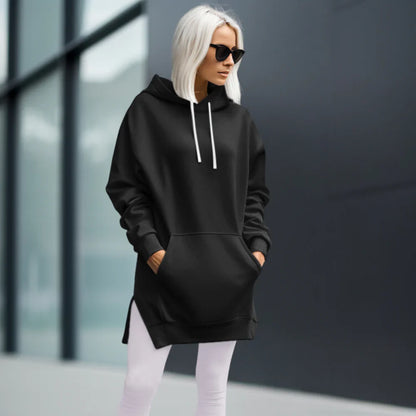 CozyChic Hooded Comfort Dress