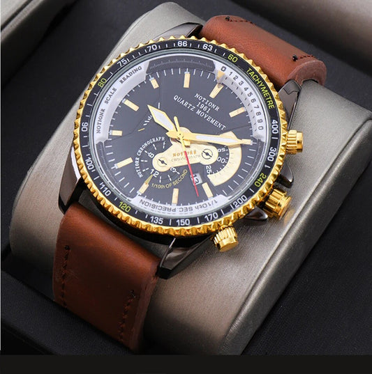 Luxury Man Casual Luminous Clock